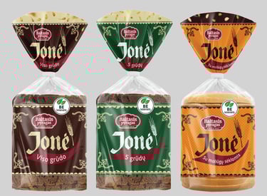 a variety of bread packaging clear bags with sliced bread