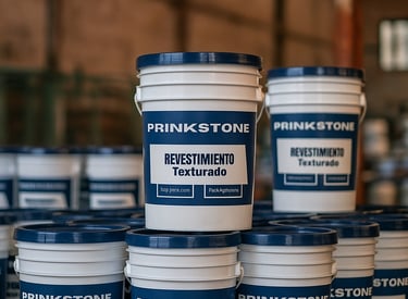 Revestimiento texturado Prinkstone baldes en stock permanente