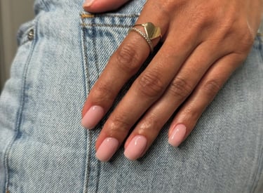 Klientės ombre nagai paruošti gimtadieniui