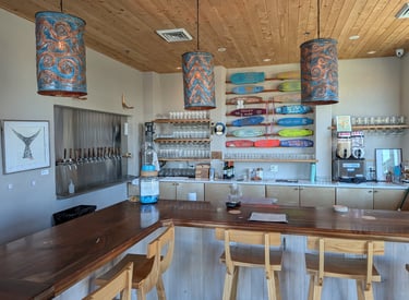 Bar with glasses swellsa brewing