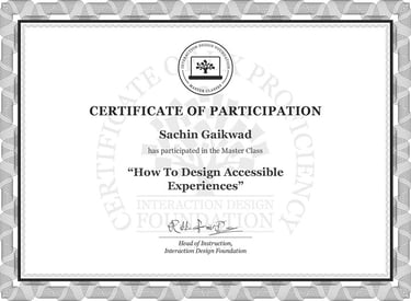 IDF, Industry Standard UX Certificate, Interaction Design Foundation, NNg, Neilson Norman Group,