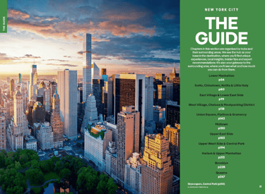 The vibrant cityscape of New York City