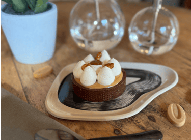 Tarte caramel cacahuete