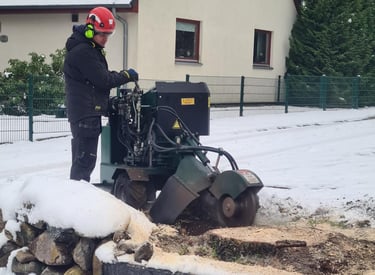 Prignitzer Gartenbewässerung - Stubbenfräse