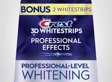 Crest 3D Whitestrips teeth whitening strips for at-home whitening