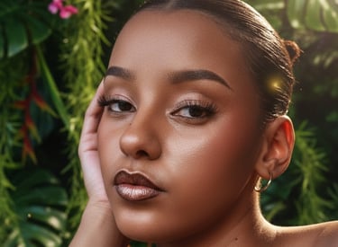 Angel posing for a picture