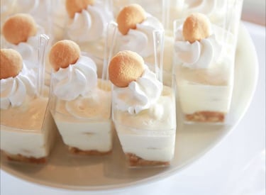 Individual dessert cups that make any dessert table feel luxurious and high end