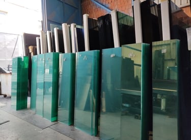 satışa hazır camlar