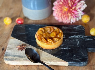 Tarte aux mirabelles et à l'anis
