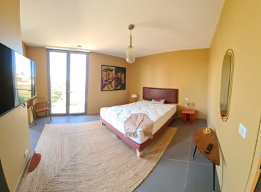 rénovation chambre placo acoustique et peinture 