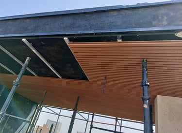 wpc Exterior louver Installation