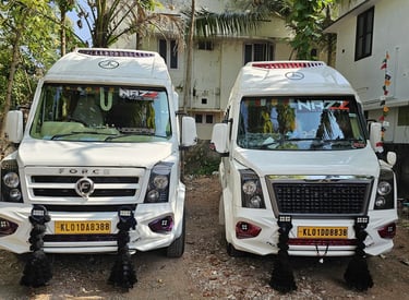 Tempo Traveller Rental in Trivandrum – Travel Together in Comfort-Nazz Holidays