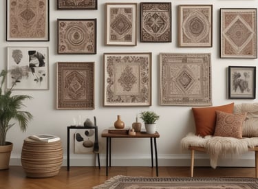 A collage of varied artwork pieces representing different artists gathered for an anthology.