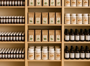 Heilpflanzen und Vitalpilze zur natürlichen Unterstützung von Hunden und Katzen