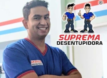 técnico da suprema desentupidora