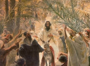 Jesus's triumphant entry into Jerusalem