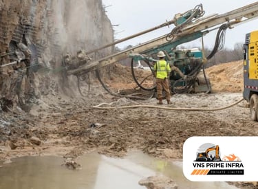 Expert Soil Nailing Contractors in Bangalore | VNS Prime Infra Pvt Ltd