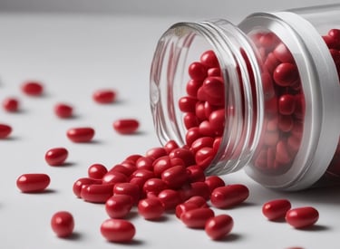 An image depicting laboratory testing for supplement stability.