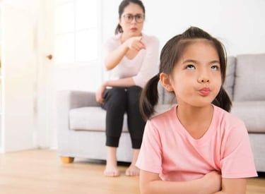 daughter misbehaves
