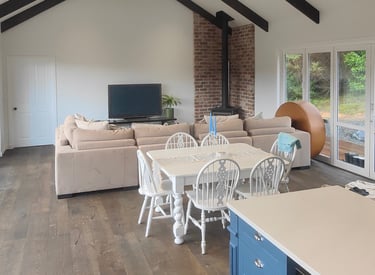 Spioenkop Mangawhai New Build - open plan living - CHR Builders