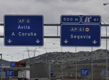 Peaje Ávila Madrid