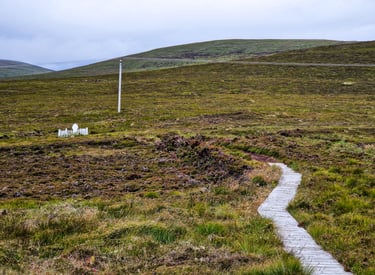 Betty Corrigall's grave Hoy