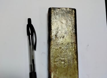 tamaño lingotes bronce y laton
