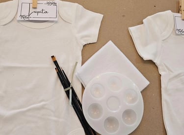 Baby shower peinture sur body pour bébé