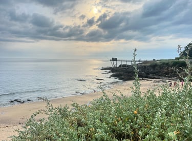 plage Margaret à Préfailles sur la côte de Jade