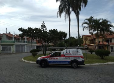 carro da empresa para desentupimento