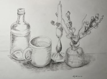 Still life, Graphite Pencil, 2025
