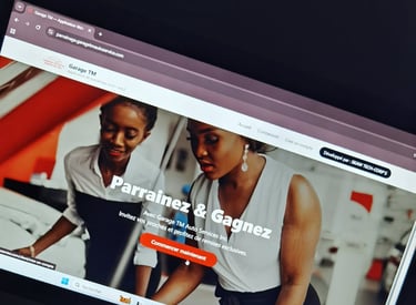 projet d'application web de parrainage auto réalisé par skaw tech-corp's