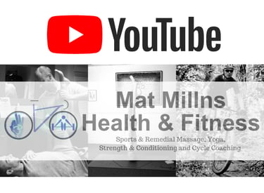 picture advertising Mat Millns Health & Fitness YouTube Channel