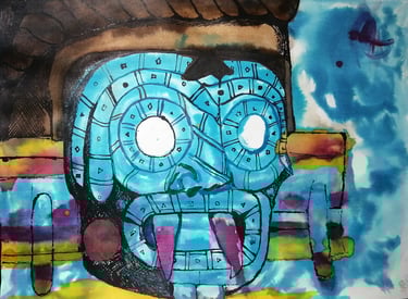 "The importance of water in life." A tribute to elemental forces in Mesoamerican symbolism.