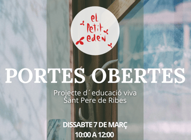 Jornadas de Puertas abiertas 2026 - El Petit Edén