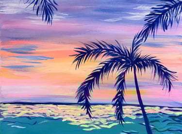 Fun Group Activity - Cozumel Dreams paint party