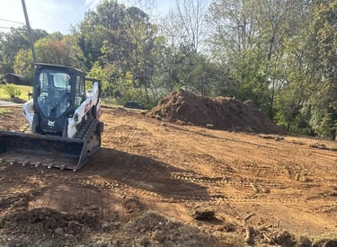 regrading lawn