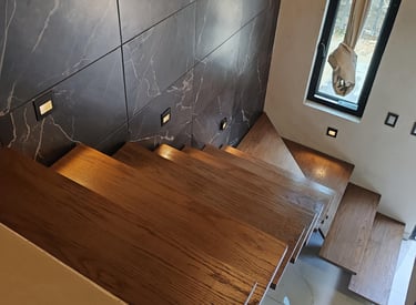 Escalera de madera