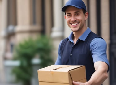 A black point-of-sale terminal with a paper receipt coming out of it, set against a solid orange background. The receipt paper is unrolled and cascades down to the side.