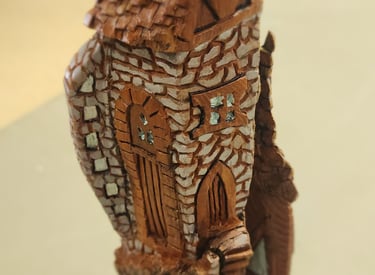 Bark Carving at it's Best