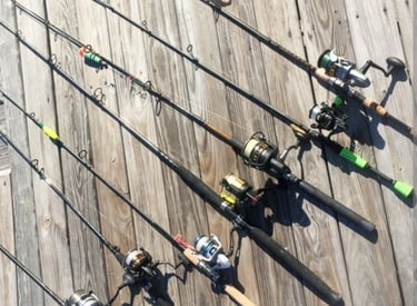 fishing poles