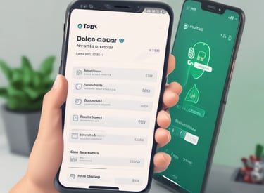Dashboard of runyb app with custom status and cloud storage.