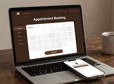 Visual of a calendar with confirmed bookings highlighted and notifications sent.