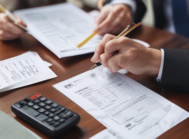 Image showing a smiling individual receiving a tax refund.