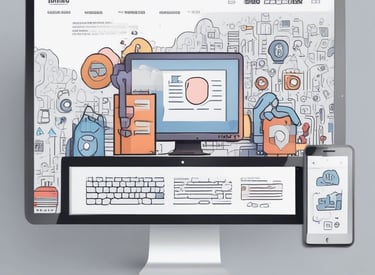 A professional consultant assisting a client with visa documents.