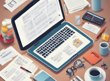 Display of various computer accessories neatly arranged on shelves.