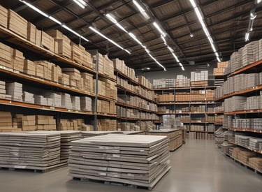a shelf filled with lots of different types of bricks
