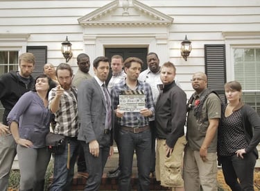 Property Brothers set crew posing