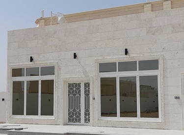 نوافذ UPVC عازلة للحرارة والصوت