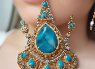 Close-up of a skilled goldsmith shaping a delicate gold necklace by hand